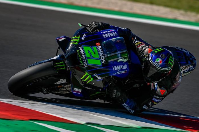 Franco Morbidelli balapan lagi bersama tim Mosnter Energy Yamaha di seri MotoGP San Marino 2021, Minggu (19/09/2021).