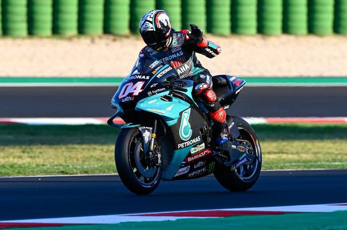 Pembalap tim Petronas Yamaha SRT, Andrea Dovizioso.