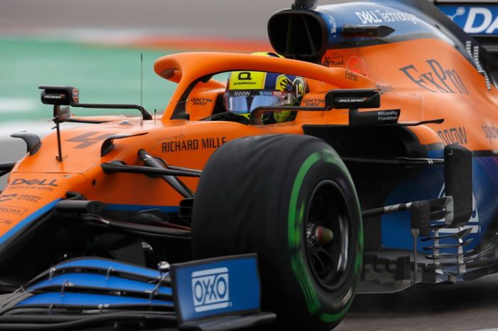 Lando Norris raih pole position di F1 Rusia 2021
