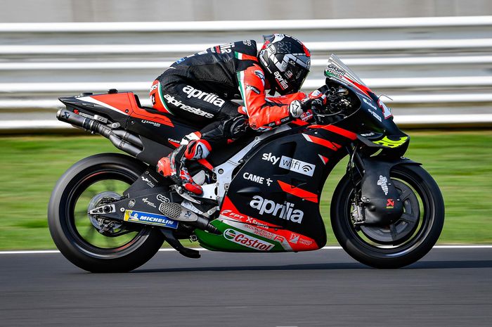 Aprilia RS-GP 2021 dipacu Maverick Vinales di tes MotoGP Misano 2021 