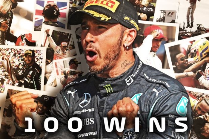 Lewis Hamilton raih kemenangan ke-100