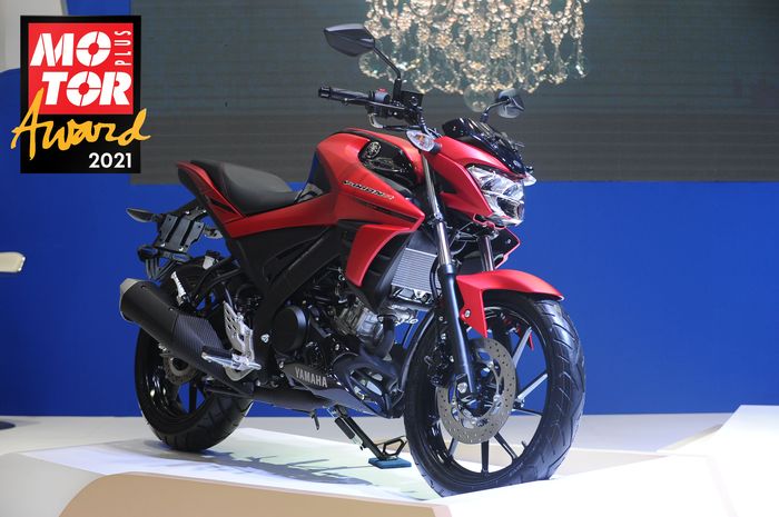 Pemenang MOTOR Plus Award 2021 Kategori Best Resale Value kelas motor sport. Yamaha V-Ixion R.