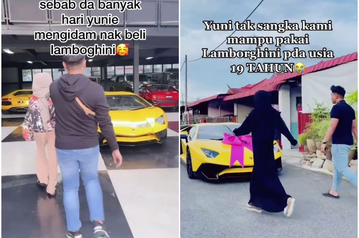 Kisah ibu hamil asal Malaysia bernama Yuni yang ngidam Lamborghini Aventador.