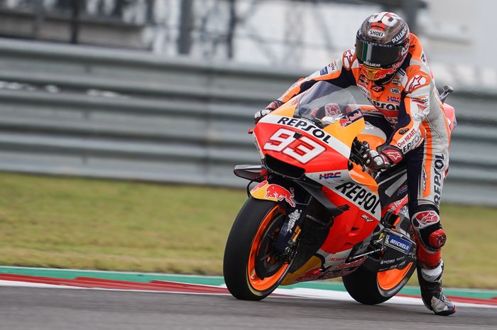 Hasil MotoGP Amerika 2021, Marc Marquez kembali jadi juara di COTA