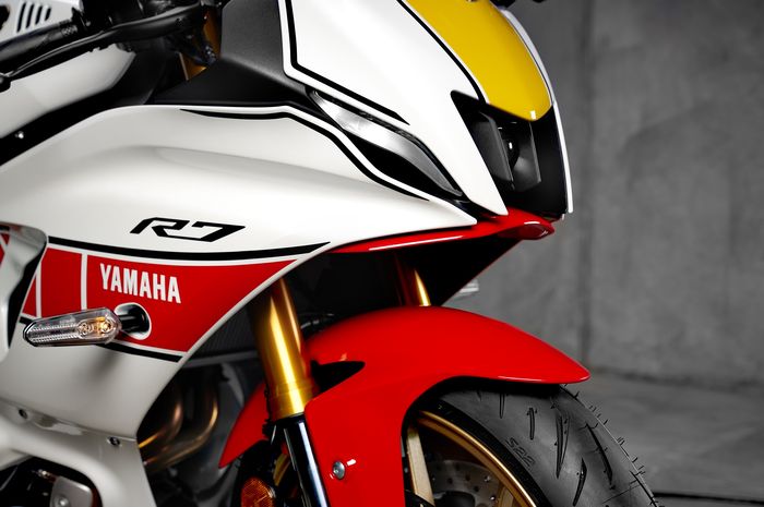 Yamaha YZF-R7 livery World GP 60th Anniversary Edition