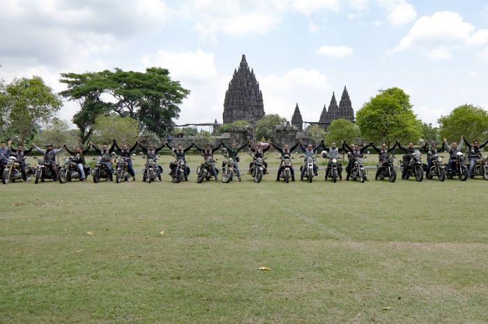 Royal Riders Indonesia (RORI) merayakan ulang tahunnya yang ke-5 di Yogyakarta pada Sabtu (2/10/2021)