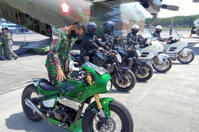 Motor custom Presiden Jokowi kini mengusung cafe racer