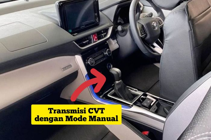 Foto transmisi di mobil yang diduga Toyota Veloz terbaru