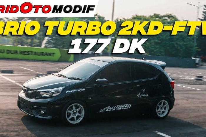 Modifikasi Honda Brio dengan turbo Innova diesel 2KD-FTV