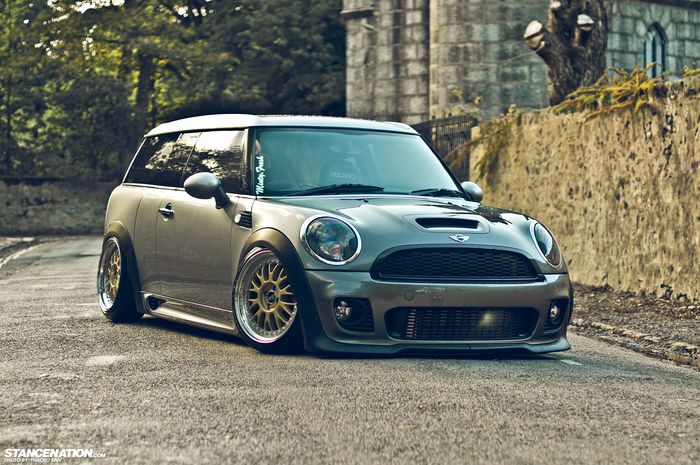 Modifikasi MINI Cooper Clubman tampil elegan bergaya stance