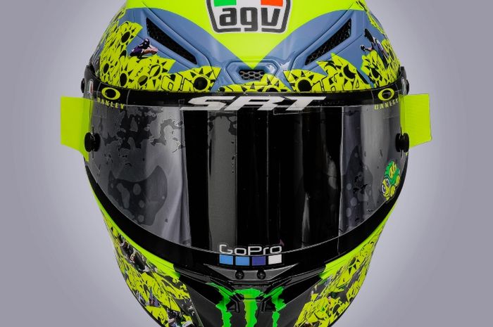 Helm spesial Valentino Rossi di MotoGP Emilia Romagna 2021