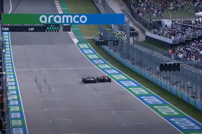 Lewis Hamilton dan Max Verstappen bersaing panas di FP2 F1 Amerika 2021