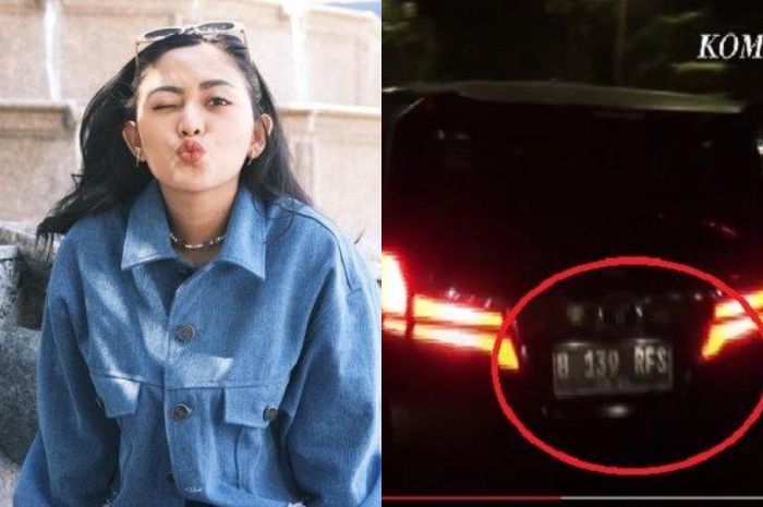 Rachel Vennya diduga menggunakan mobil dengan pelat pejabat negara.