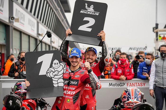Jack Miller dan Francesco Bagnaia dipastikan akan menjalani team order untuk menguntungkan Ducati dan menunda Quartararo juara dunia. 