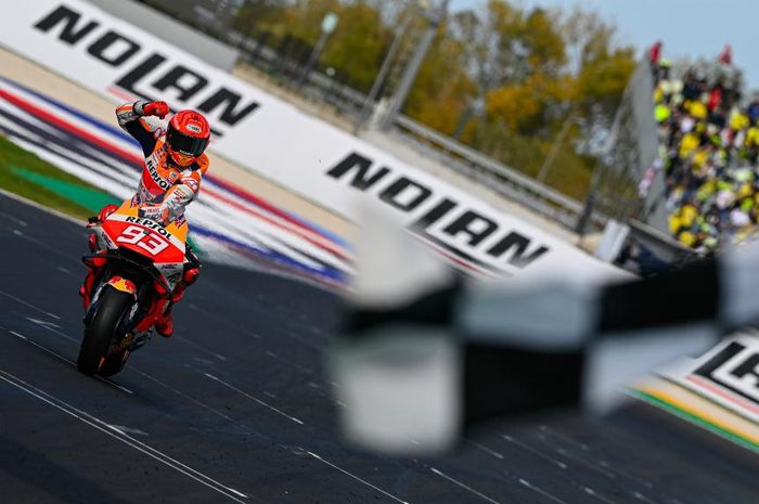 Marc Marquez bisa menang MotoGP Emilia Romagna 2021 gara-gara Honda RC213V.