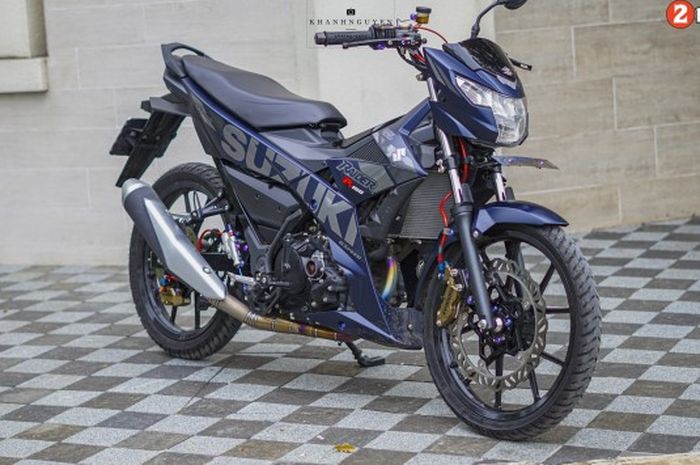 Modifikasi keren Suzuki Satria F150 