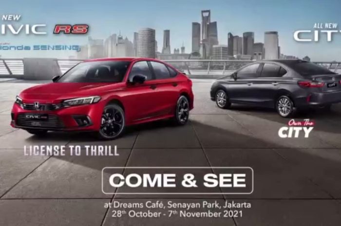 All New Honda City Sedan dan Civic RS resmi mengaspal di Indonesia