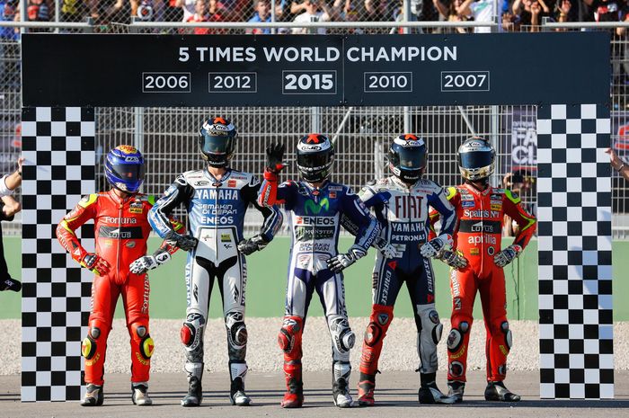 Jorge Lorenzo meraih gelar MotoGP 2015, Yamaha butuh 6 tahun sampai Fabio Quartararo juara di 2021