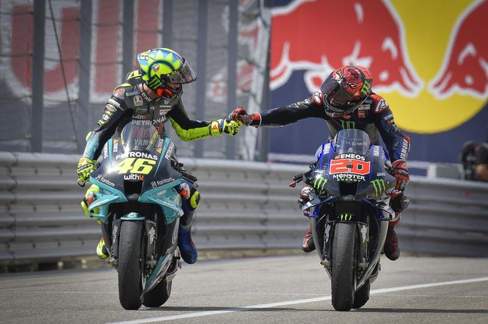 Fabio Quartararo dan Valentino Rossi