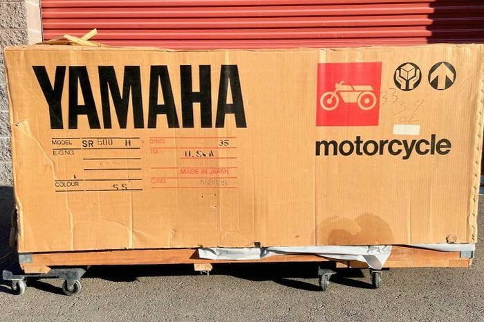 Yamaha SR500 ditemukan terbungkus dalam kardus selama 40 tahun, sekalinya dibongkar harganya bikin penasaran