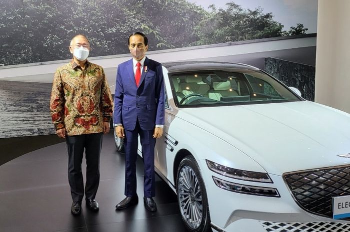 Hyundai Genesis Model Electrified G80 sebagai mobil resmi VIP untuk petinggi negara peserta KTT G20 Bali 2022