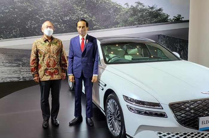 Hyundai Genesis Model Electrified G80 sebagai mobil resmi VIP untuk petinggi negara peserta KTT G20 Bali 2022