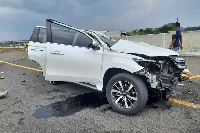 Kondisi Mitsubishi Pajero Sport yang ditumpangi Vanessa Angel beserta suami