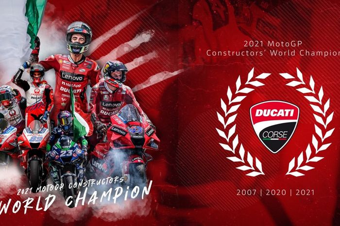 Ducati juara konstruktor MotoGP 2021