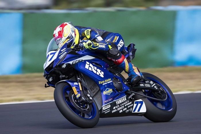 Rekan setim Galang Hendra Pratama di WSSP 2021, yakni Dominique Aegerter pole position