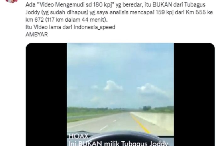 Beredera video sopir Vanessa Angel negbut hingga 180 km/jam, Roy Suryo mengatakan itu hoax