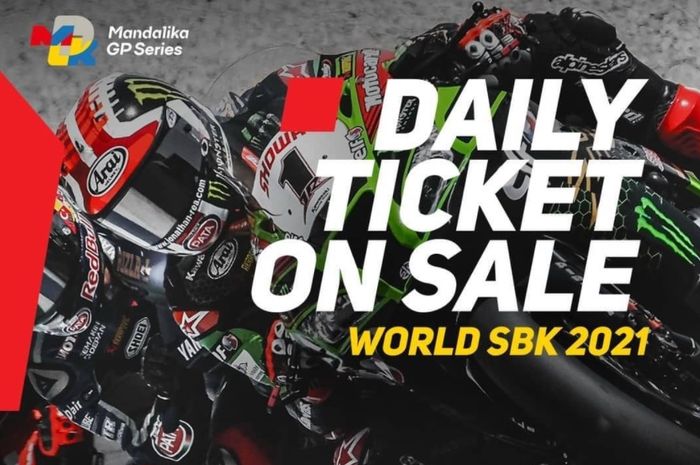 Harga tiket harian WorldSBK Indonesia 2021