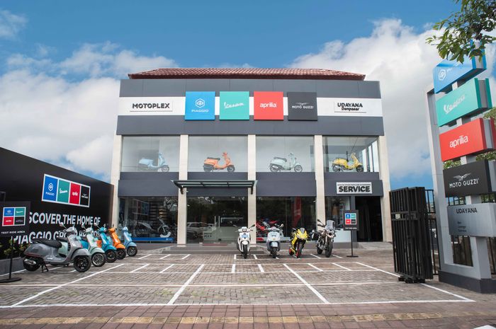 Dealer Premium Motoplex terbaru PT Piaggio Indonesia di Bali yang bekerja sama dengan Udayana Satya Laksana