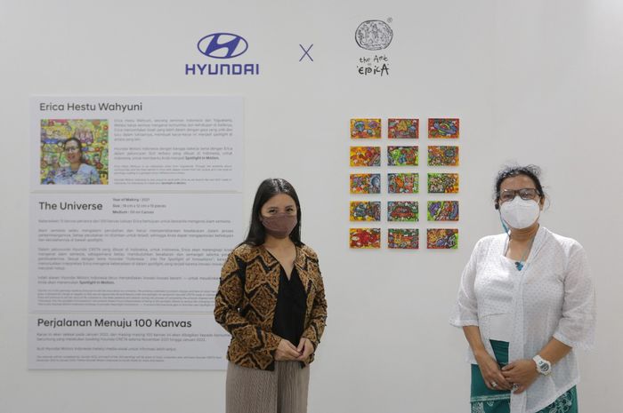 Hyundai kolaborasi dengan seniman Erica, 100 pembeli pertama Creta bisa mendapatkan lukisan