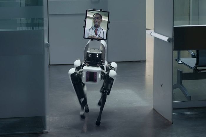 Ilustrasi penggunaan robot SPOT di kehidupan manusia di masa depan dikisahkan melalui Campaign Video HMID, 