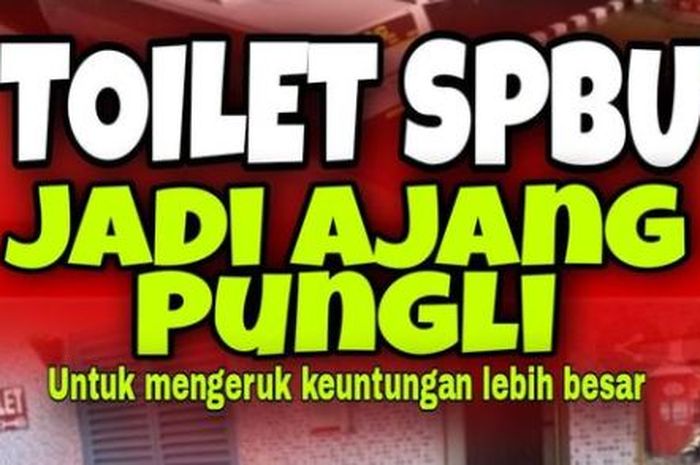 Toilet SPBU kerap jadi ajang pungli Rp 2.000 meski aslinya sukarela