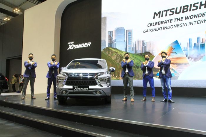 New Xpander dan New Xpander Cross jadi kontribusi terbesar penjualan Mitsubishi Motors di GIIAS 2021.