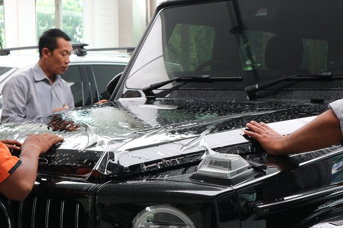 Instalasi Paint Protection Film (PPF) Uniglobe