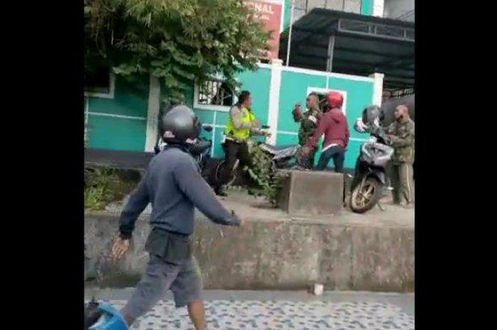 fakta-fakta insiden baku hantam anggota polisi vs TNI, mulai dari kronologi sampai anggota yang terlibat 