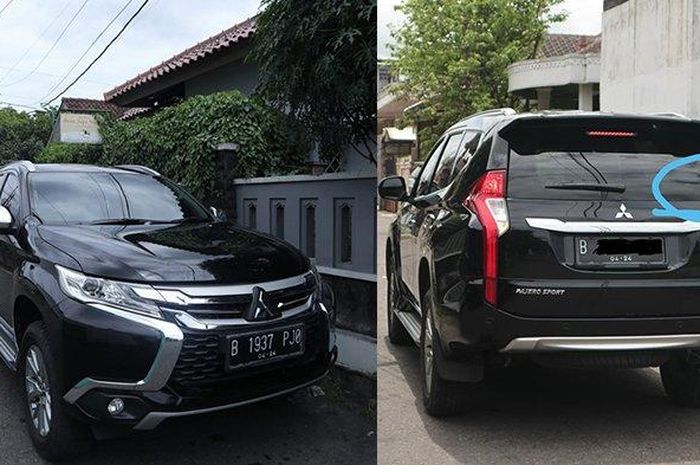 penampakan Mitsubishi Pajero Sport yang raib digondol calon pembeli, hilang di tempat tak terduga
