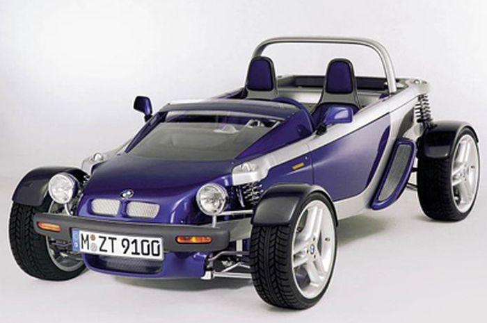 Mobil konsep BMW yang punya tampilan minimalis, namanya Just 4/2.