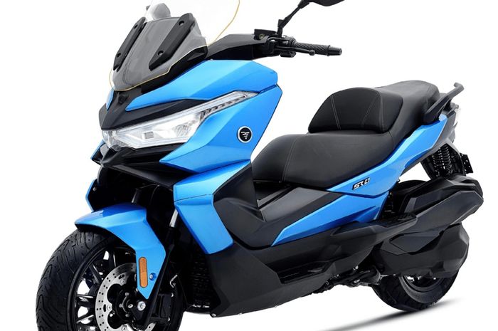 Voge SR4 350 memakai mesin yang sama dengan BMW C400X dan C400 GT