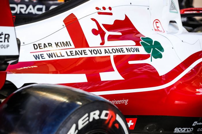 Livery spesial Alfa Romeo untuk Kimi Raikkonen