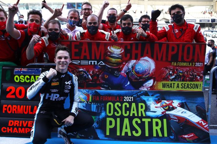 Oscar Piastri jadi juara F2 2021