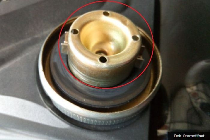 Ilustrasi tutup tangki bensin 