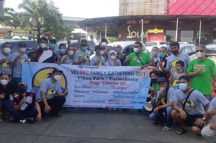 Veloz Community Bekasi Chapter (Velozity Velbec) menggelar Family Gathering di Purwakarta pada Minggu (12/12/2021)