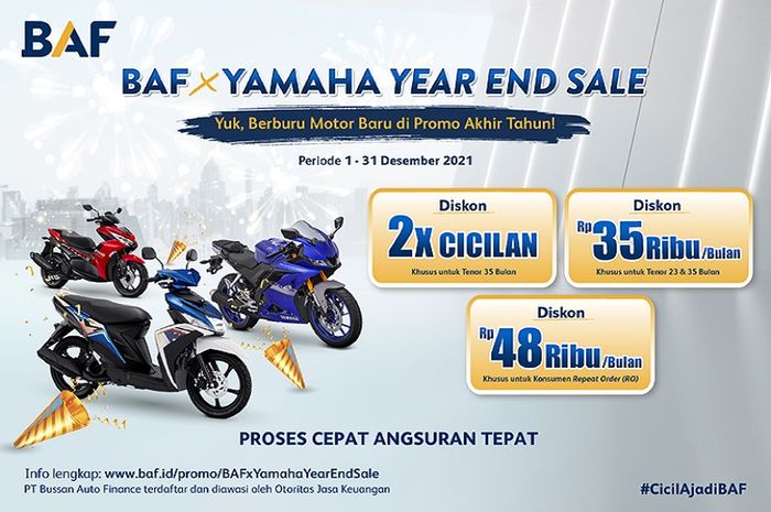 Promo BAF x Yamaha Year End Sale 