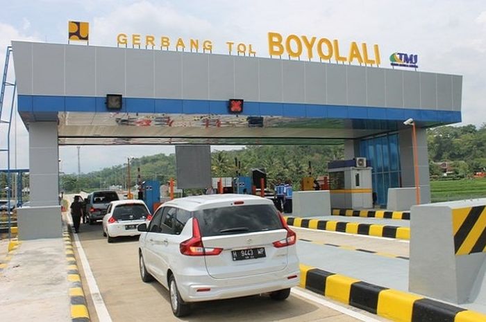 Gerbang tol Boyolali di ruas tol Semarang-Solo