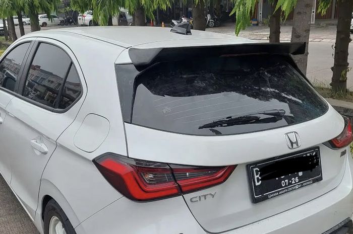Roof Spoiler Add On Honda City Hatchback Model GT Wing