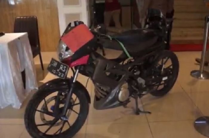 Motor Suzuki Satria Milik Korban Tabrak diNagrek