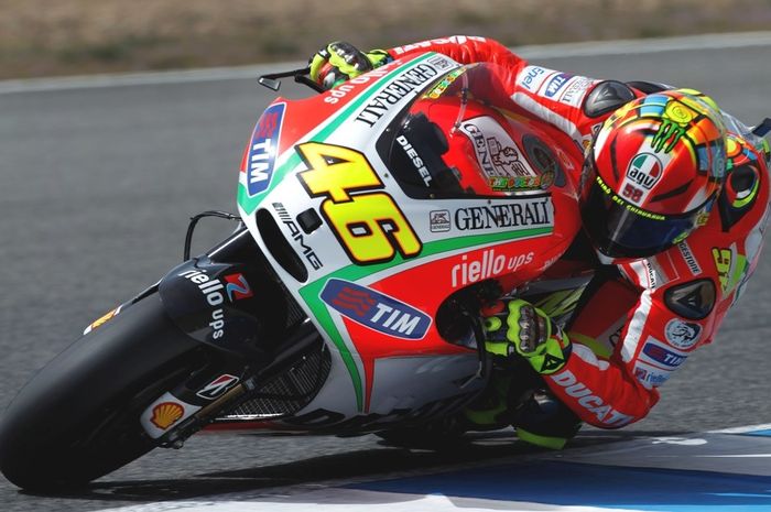 Pada 2011-2012 Valentino Rossi membela Ducati. Kini ia diajak oleh bos Ducati untuk menjadi test rider guna mengembangkan Desmosedici GP. 